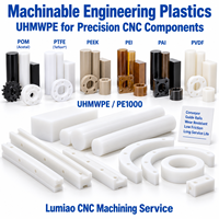 Rails de guidage de chaîne incurvés en UHMWPE usinés CNC 5 axes pour l'automatisation des convoyeurs avec une tolérance stricte