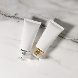 Frasco de PE 50g/50ml Branco Brilhante/Branco Fosco para Cosméticos: Embalagem para Creme de Mãos, Limpador Facial e Loção (Sub-embalagem com Serigrafia) - Product Image 3