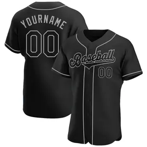 Venta al por mayor ropa de béisbol a rayas camisetas de béisbol de gama alta Jersey personalizado béisbol Fan Jersey