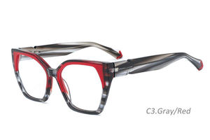 ED1001 Vente en gros de lunettes de vue carrées vintage, monture en plastique acétate pour lunettes - Product Image 5