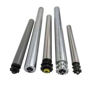 Productie van kartonnen dozen, transportband met vrije rollen, palletoverdracht, aangedreven rollenbaan voor industrieel gebruik - Product Image 5