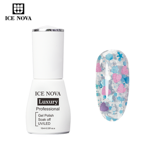 ICE NOVA Honey Gel Polish pour <span class=keywords><strong>Honeygirl</strong></span> Top Vente Émail 12 Couleurs Sans Hema Paillettes Paillettes 10ml/15ml/1kg Bouteille En Vrac Soak Off - Product Image 1