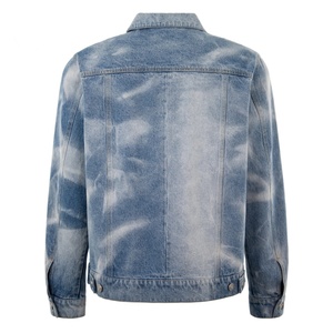 Chaqueta Vaquera Vintage para Hombre, Estilo Camionero Clásico, Lavado Ácido, Poliéster/Algodón, Estilo Urbano Y2K, Tendencias Retro, Vanguardista - Product Image 3