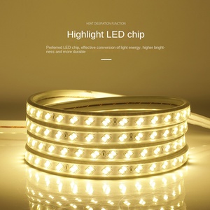 Bande lumineuse LED 5000K lumière du jour 30 LED/m IP65 DC12V Flexible FPC PCB 4mm pour usage extérieur avec télécommande pour Ra90 - Product Image 1