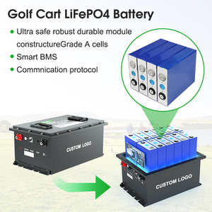 36v 48v 72v литиевая тележка для гольфа с зарядным устройством 36v105ah lifepo4 батарейки для гольфа с Bluetooth - Product Image 2