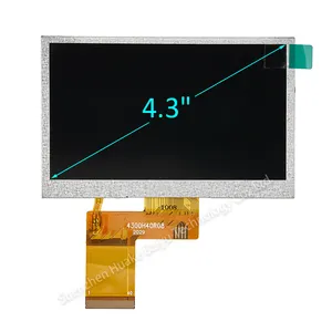Affichage personnalisé lisible au soleil 4.3 "IPS TFT 480x272 SC7283 Interface RVB Module IPS TFT LCD 4.3 pouces avec écran tactile en option