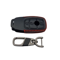 Porte-clés de voiture en cuir véritable, porte-clé pour Mercedes Benz AMG classe E W213/C W205 2018, accessoire d'amélioration