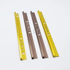 tiling accessories 8mm 10mm 12mm rounded edge tile trim aluminum profile for corner guards