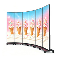 Display LED Pieghevole GOB P1.86 8K HDR 1000:1 Leggibile alla Luce Solare per Uso Interno con CMS Integrato Garanzia di 5 Anni LED Portatile
