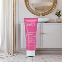 120ML Balry Nettoyant Visage Pro-Collagène Peptide Gel Nettoyant Acide Hyaluronique Blanchissant Démaquillant Impuretés Préserve La Peau