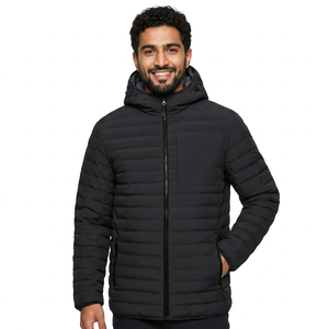 Veste matelassée professionnelle pour homme, Veste matelassée brillante pour homme 2026, Manteau coupe-vent personnalisé, Veste d'hiver sur mesure - Product Image 1