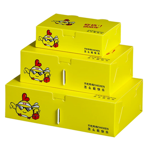 Caja de Papel Kraft Ecológica Personalizada para Pollo Frito, para Llevar, Comida para Llevar, Hamburguesa, Contenedor de Embalaje de Comida Rápida con Bisagras - Product Image 6