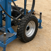Foreuse de puits d'eau télescopique entièrement automatique 4KW, machine de forage portable pour petits puits, idéale pour l'irrigation agricole