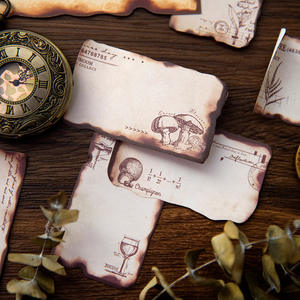 สติกเกอร์ตกแต่งสมุดโน้ตแบบหลวม 60 ชิ้น/แพ็ค ลายเถ้าถ่านหลังการเผาไหม้ สไตล์เรโทร สำหรับสมุดบันทึก - Product Image 3