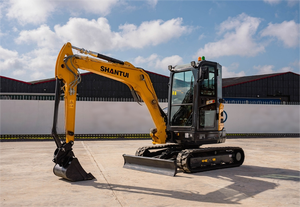 Mini-excavatrice sur chenilles 3,8 tonnes SE36SR avec moteur Yanmar, commande PLC, puissance de creusement élevée - Prix avantageux - Product Image 5