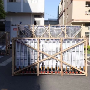 Barrière de sécurité routière manuelle extensible en aluminium de haute qualité, clôture temporaire coulissante pour le contrôle des foules, idéale pour les gares ferroviaires - Product Image 5