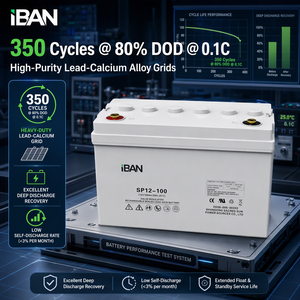 Baterías de Plomo-Ácido de Ciclo Profundo Personalizadas y Profesionales de 12v 100ah, Batería de Plomo-Ácido Sellada para UPS - Product Image 6