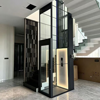 Ascenseur hydraulique compact économique pour villa, conception sans fosse, installation facile, idéal pour villas privées