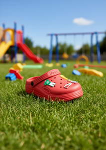 Zoccoli per Bambini Croc, Sandali Taglia 22 Rossi con Decorazioni Animate, Scarpe Casual Estive - Product Image 2