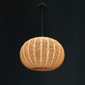 Lampadario in <span class=keywords><strong>Rattan</strong></span> naturale, - Product Image 3