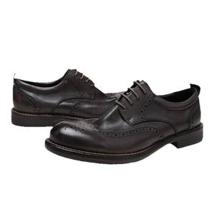Zapatos Oxford de cuero para hombre con tacones altos, detalles de encaje formales, diseño antideslizante, adecuados para bodas de verano. - Product Image 5