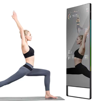 Écran tactile interactif intelligent LCD portable Android Wifi de 32, 43 et 55 pouces, lecteur publicitaire, miroir magique, signalisation numérique