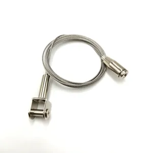 Stainless Steel Ceiling Wire Rope Suspension Cable Hanging System Suspension Hook Clamp for billboard, Lamp, Lights etc