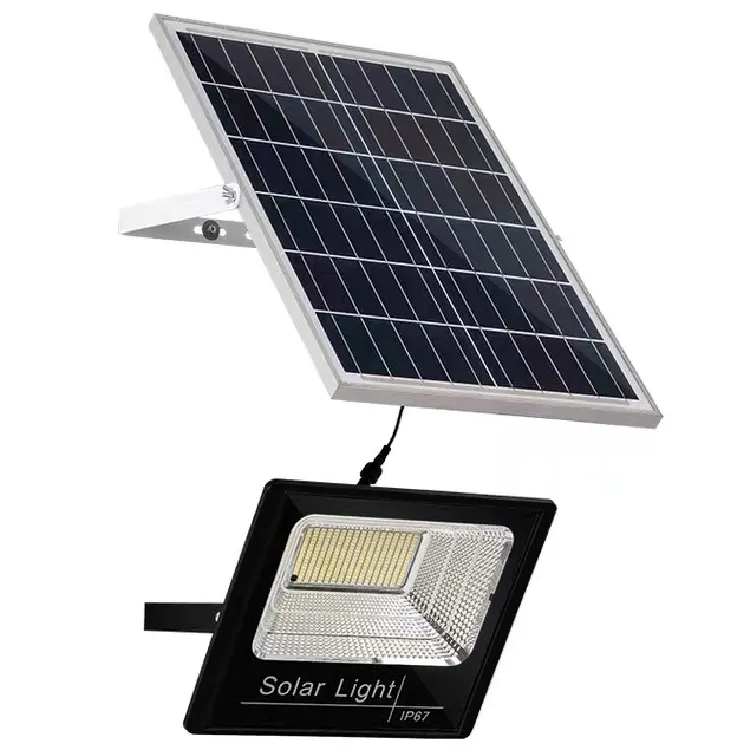 ABS 10W 25W 40W 60W 100W 200W 300W High powered Energy Saving Outdoor ip66 waterproof LED Solar Flood Light