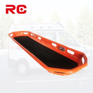 เปลหามตะกร้ากู้ภัยทางทะเลโครงพลาสติกกู้ภัยเฮลิคอปเตอร์แบบบูรณาการพร้อมสายรัดเปลหามตะกร้าฉุกเฉิน - Product Image 3