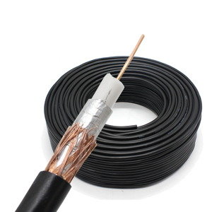 Câble de communication de haute qualité RG6 Rg59 CATV & CCTV avec câble coaxial composite <span class=keywords><strong>siamois</strong></span> alimenté - Product Image 1