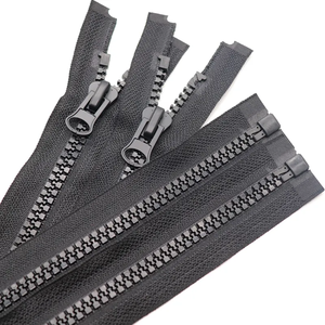 Hi-Q #8 Open End Big Teeth <strong>Plastic</strong> <strong>Zipper</strong> for Down Jacket Large <strong>Plastic</strong> <strong>Zipper</strong> Auto-lock Slider Resin <strong>Zipper</strong> Manufacturer - Product Image 1