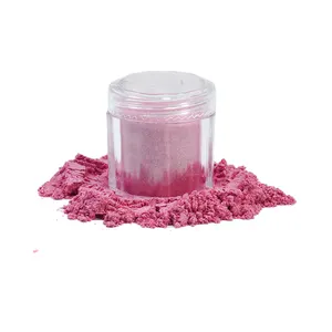 Hot Sale Pink Edible Sparkle Mica Powder Without E171 Shimmer Edible Pearl Pigment for Beverage