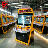 Machine de jeu d'arcade de combat 2 joueurs, 32 pouces, ultra-mince, écran LCD HD, borne vidéo à monnayeur pour parc d'attractions FEC, personnalisable