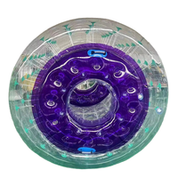 Jeux gonflables de boules de rouleau de l'eau gonflables faits sur commande d'intérieur extérieur boule de l'eau de jeux pour des enfants et des adultes