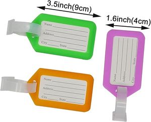 Étiquettes lumineuses pour sacs à dos et bagages – Indispensables pour les voyages, cadeau promotionnel - Product Image 4