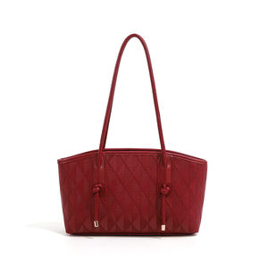 Sac à main en cuir PU grande capacité pour femme avec fermeture éclair, sac à bandoulière pour femme - Product Image 4