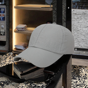 Tùy chỉnh nhanh chóng-khô Mũ bóng chày thể thao phong cách với cong vành UV bảo vệ laser lỗ thông hơi thấp moq ngoài trời Sun hat khuyến mãi - Product Image 3