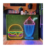 Décoration de magasin de crème glacée Winbo, néons personnalisés pour mur, enseigne LED lumineuse de haute qualité, publicité alimentaire, enseigne au néon personnalisée, enseigne LED personnalisée