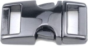Paquete de Hebillas Metálicas Curvas de Liberación Rápida, Color Negro Claro, para Manualidades, Cintas, Pulseras y Mochilas - Product Image 3