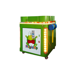 เครื่องเกมอาร์เคดแบบเครนโลหะลดราคาสุดฮอต Crazy Hitting Frog & Frog Jump Coin Pusher งานแฮนด์เมด 220V ทำจากไม้ สนุกสนานสำหรับเด็กๆ เหมาะสำหรับศูนย์เกม - Product Image 6