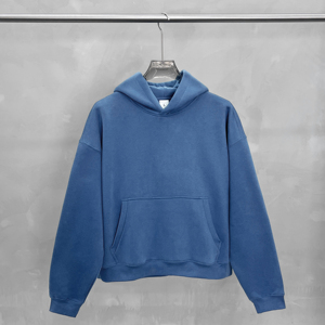 <span class=keywords><strong>Felpa</strong></span> con cappuccio <span class=keywords><strong>corta</strong></span> da uomo BOXY stile streetwear, pullover <span class=keywords><strong>oversize</strong></span> in pile tinta unita, all'ingrosso - Product Image 3