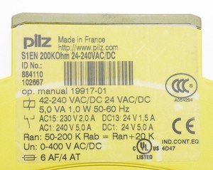 Relé de Monitoreo de Falla a Tierra S1en 200kohm 24240vacdc 884110 - Product Image 2