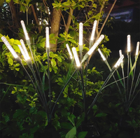 Lumière LED solaire à bulles étanche IP65, petite, avec détecteur de mouvement sans fil, décoration de jardin extérieure