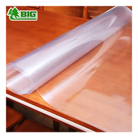 Nappe transparente en PVC sur mesure Boligao, imperméable, protège-table, antidérapante, lavable, effet verre souple