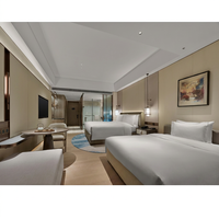 Ensemble de meubles de chambre d'hôtel de luxe moderne SHIYI, fabricant de mobilier sur mesure pour suites hôtelières, lits pour villas et complexes hôteliers commerciaux
