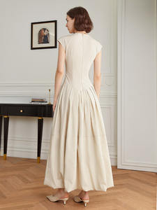 الشركة المصنعة مخصصة المرأة أنيقة عارضة فستان طويل السيدات خدمة كاملة أوم بالجملة تنفس - Product Image 3