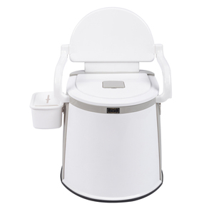 Diseñado para la Estabilidad: Inodoro Portátil Antideslizante para Acampar en Tonos Neutros - Product Image 3
