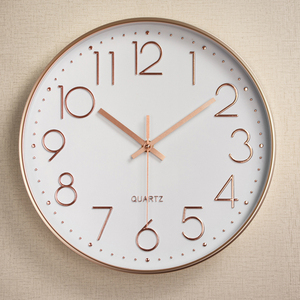 <b>Modern</b> Contemporary Single Face Wall <b>Clock</b> for Home Fashion Goods Quartz Design Needle Display for Study Interior Design - Product Image 5