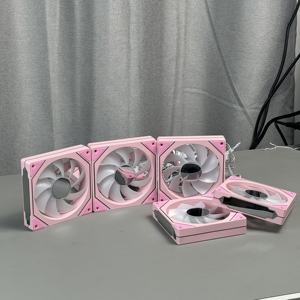 NPC 5Pro 120mm ARGB 컴퓨터 케이스 팬 유체 베어링 26dba 저소음 핑크/블랙/화이트 옵션 공장 직판 - Product Image 6