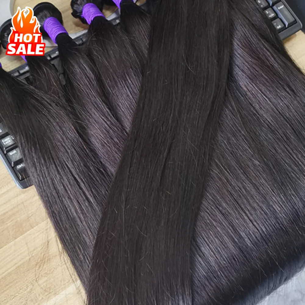 12A Raw Indiano Pacotes De Cabelo Humano, Virgem Não Transformados Raw Bundle Cabelo Vendedor, Remy Cutícula Alinhada Virgem Extensão Do Cabelo Reto